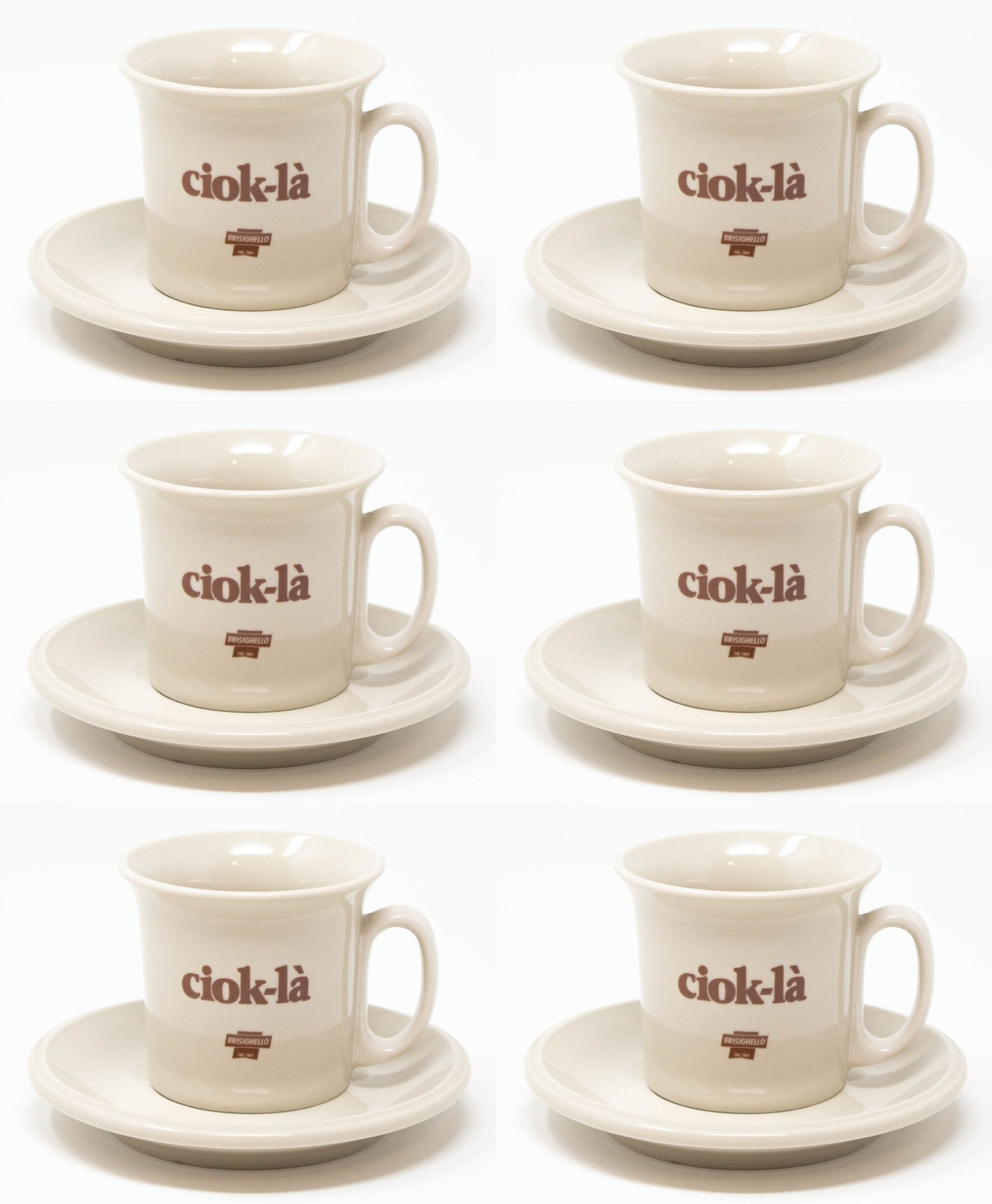 SET 6 TAZZE CIOK-LÀ
