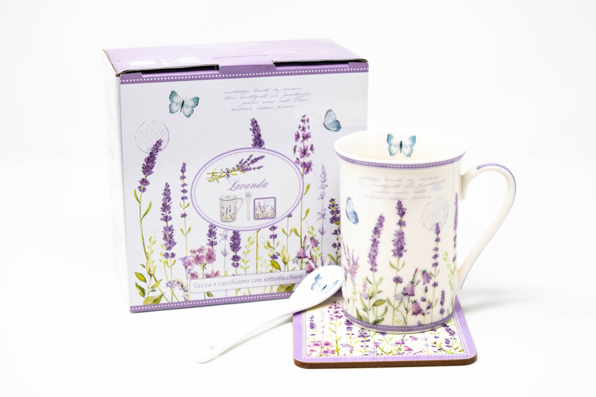 SET TAZZA LAVANDA