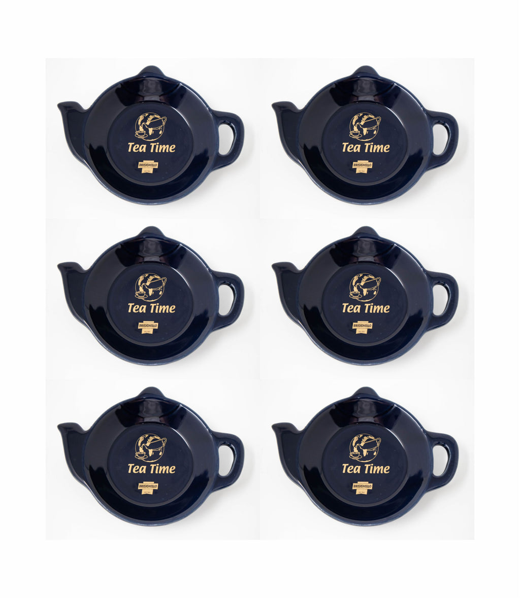 SET 6 TAZZE TEA TIME BLEU