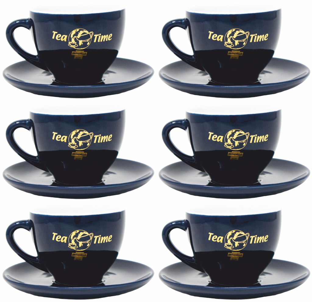 SET 6 TAZZE TEA TIME BLEU
