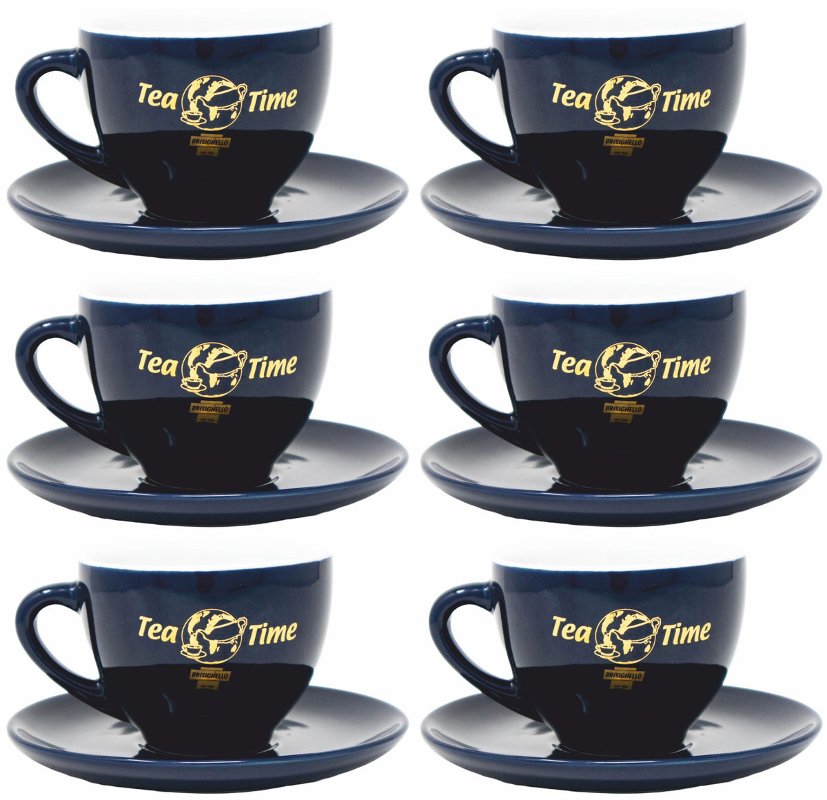 SET 6 TAZZE TEA TIME BLEU