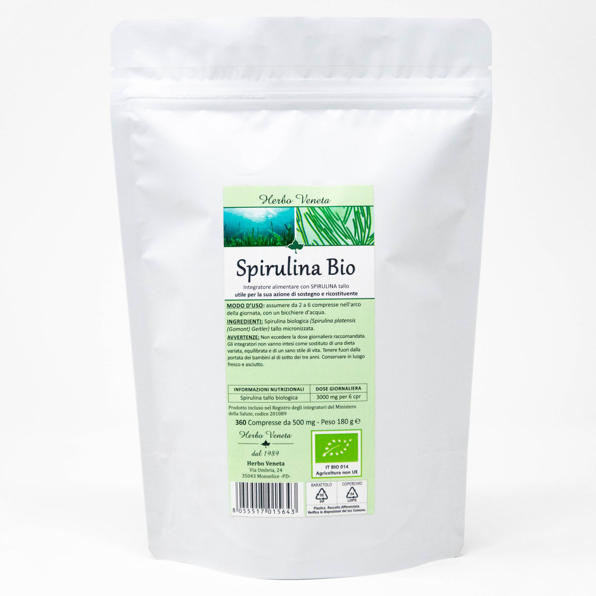 SPIRULINA BIOLOGICA